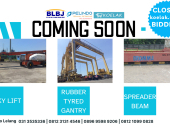 LELANG NON EKSEKUSI SUKARELA RUBBER TYRED GANTRY (RTG), SKY LIFT-01, MOTOR ASSY, SPREADER BEAM RTG, SPREADER BEAM CC, BLOCK ENGINE, CABIN TALLY