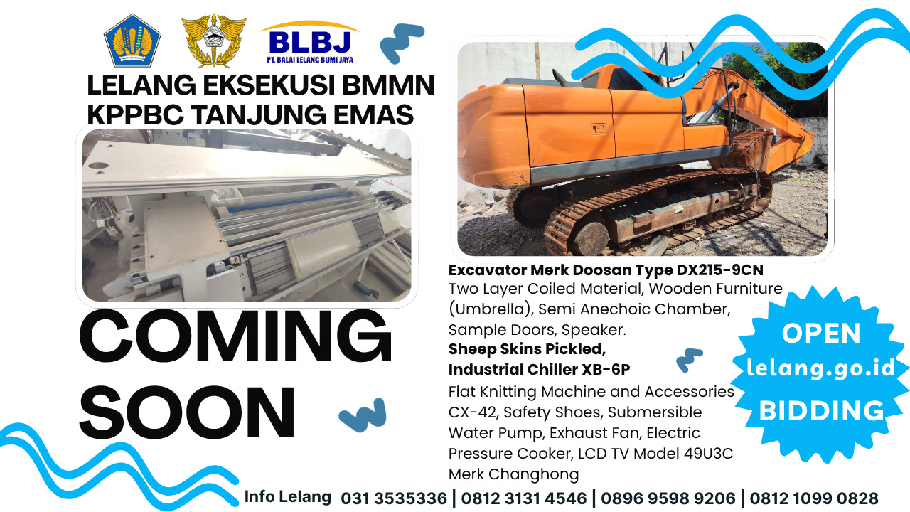 LELANG EKSEKUSI BMMN BEA CUKAI TANJUNG EMAS SEMARANG