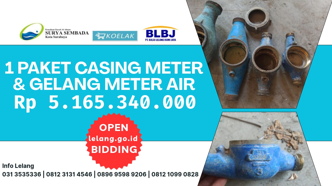 1 (SATU) PAKET CASING METER & GELANG METER AIR