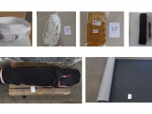 (KPPBC TMP Tanjung Emas) LOT 2 : bond curtain accessories, lace, fabric type b21, produk tekstil dilapisi dalam lembaran dll