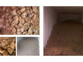 Bea Cukai Priok 6 : Bongkahan Batu bercampur tanah (Biji Krom Jenis Chromite) 5 Container 20feet