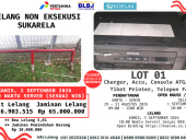LOT 01: Charger, Accu, Console ATG/Monitor,
Tiket Printer, Telepon Fax Etc