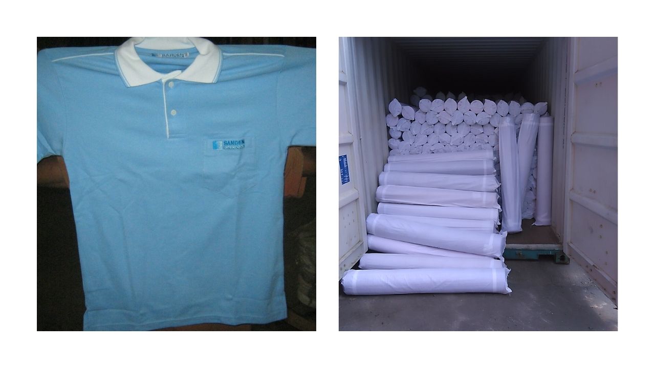KPU-BC Tipe A Tanjung Priok Lot A05 :Textile Polyester Fabrics & T-shirt+Clothes Jumlah 1283 Roll & 300 Pcs di Jakarta Utara