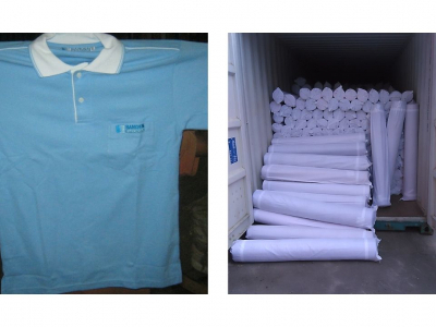 KPU-BC Tipe A Tanjung Priok Lot A05 :Textile Polyester Fabrics & T-shirt+Clothes Jumlah 1283 Roll & 300 Pcs di Jakarta Utara