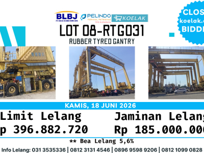 LOT 08 (RTG031) RUBBER TYRED GANTRY