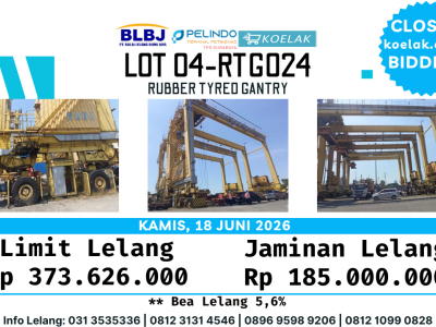 LOT 04 (RTG024) RUBBER TYRED GANTRY