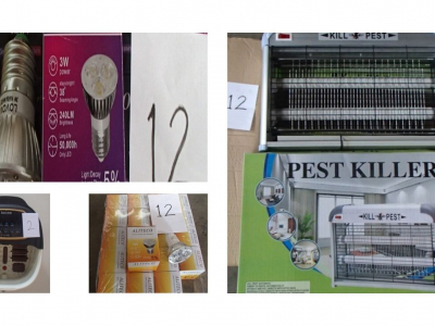 (KPPBC TMP Tanjung Emas) LOT 3 : Mosquito killer lamp 20w, lampu led, foot spa model tc - 9082