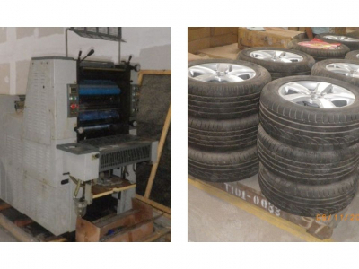 KPU-BC Tipe A Tanjung Priok Lot A0 9 : Ban+Velg, Offset Press & Blok Making Machine di Kota Jakarta Utara