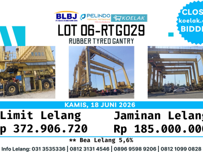 LOT 06 (RTG029) RUBBER TYRED GANTRY