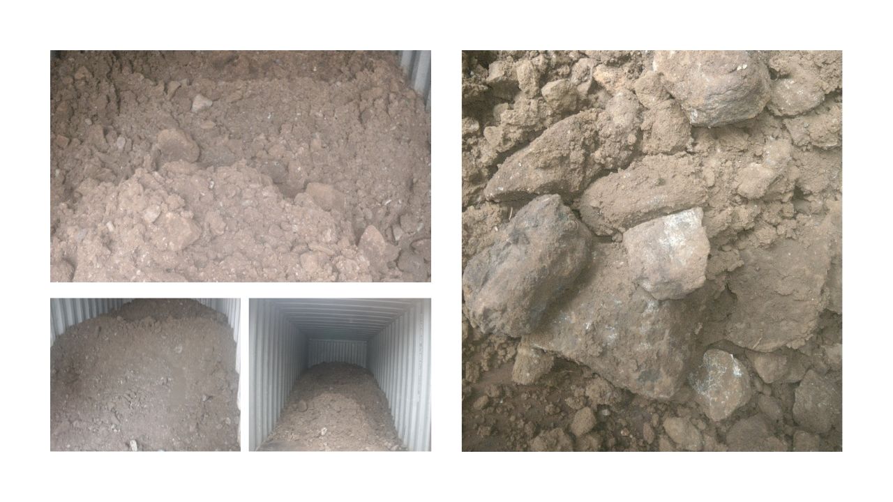 Bea Cukai Priok 7 : Bongkahan Batu bercampur tanah (Biji Krom Jenis Chromite) 6 Container 20feet