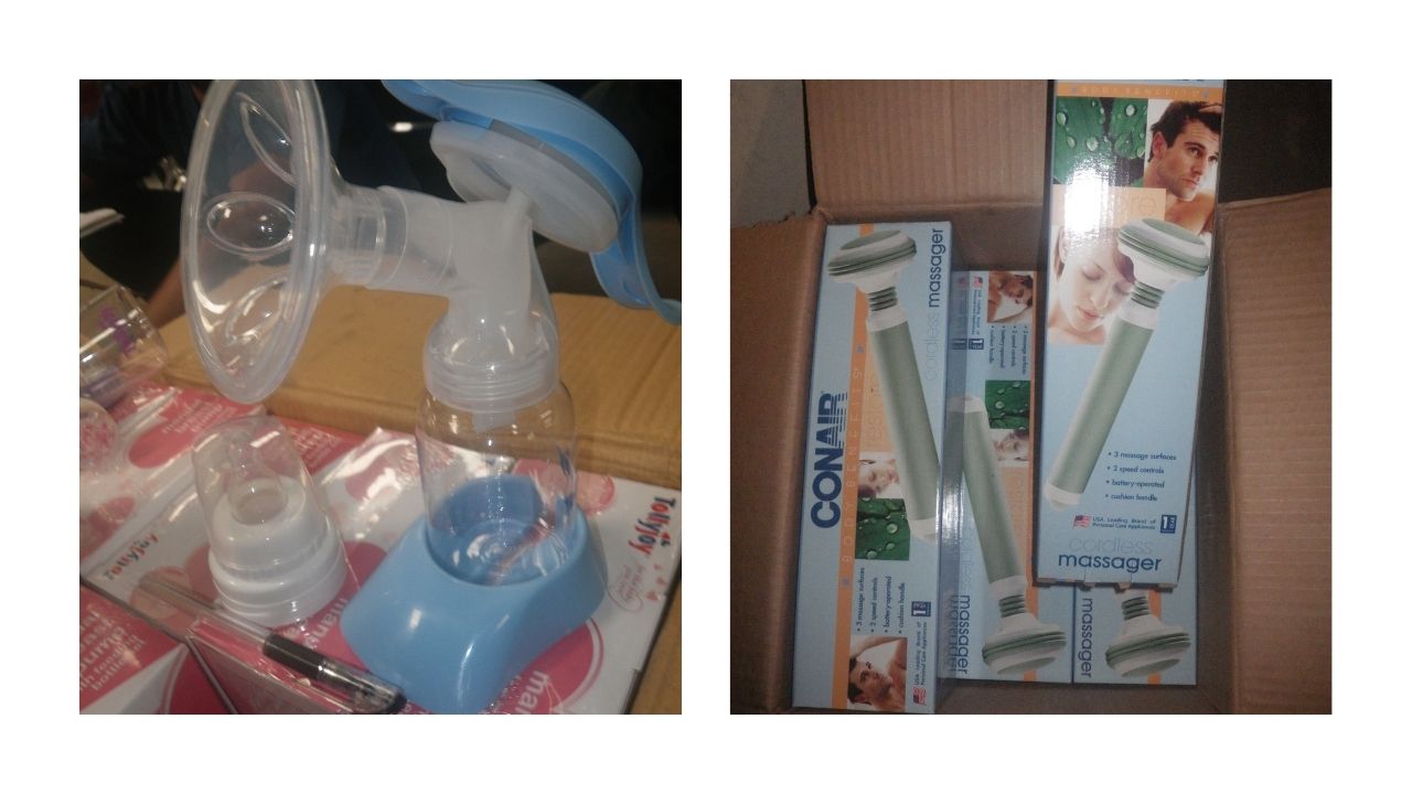 KPU-BC Tipe A Tanjung Priok Lot A04 : 100 CTN : Conair Massager & Breast Pump di Kota Jakarta Utara