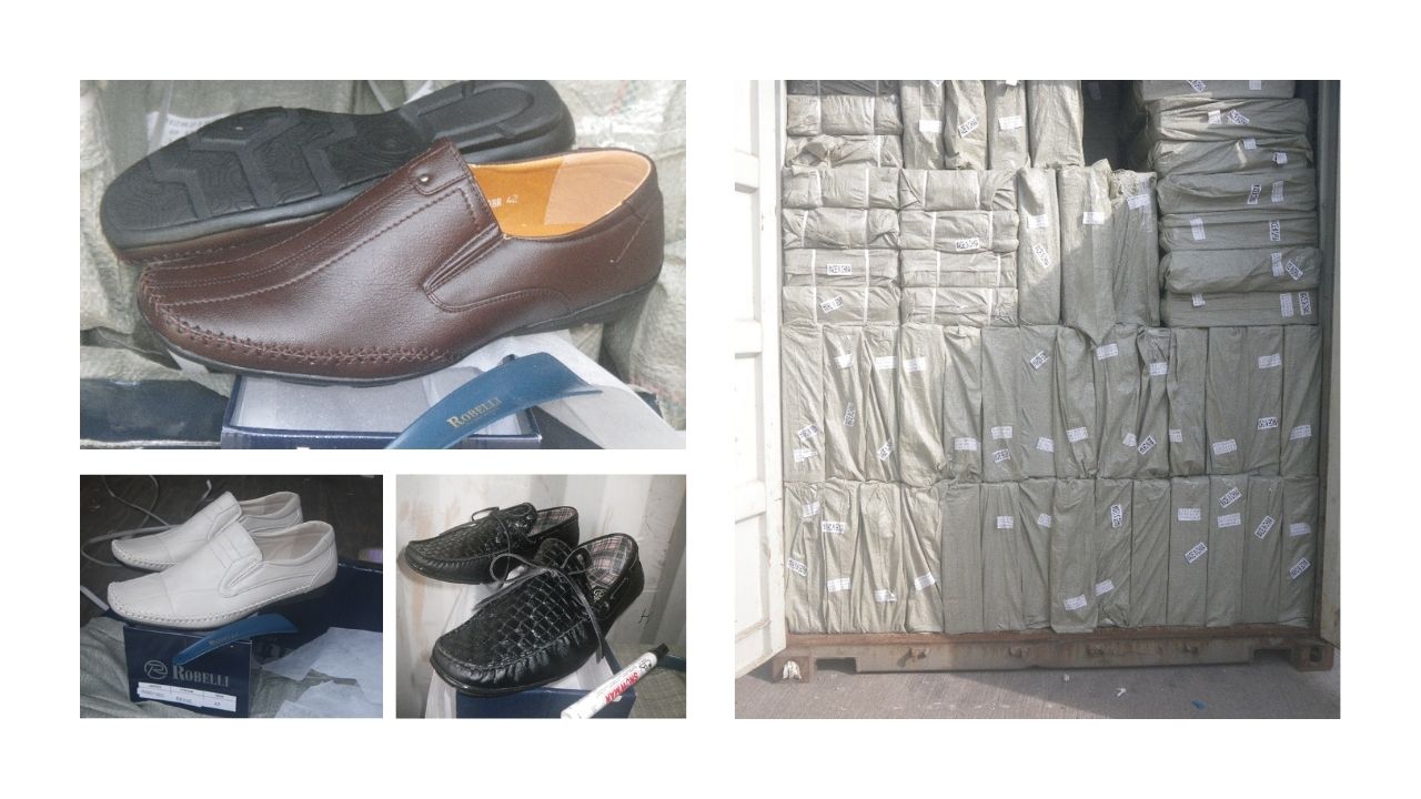 Bea Cukai Priok 8 : Sepatu Merk: Robelli, 1.035 Carton